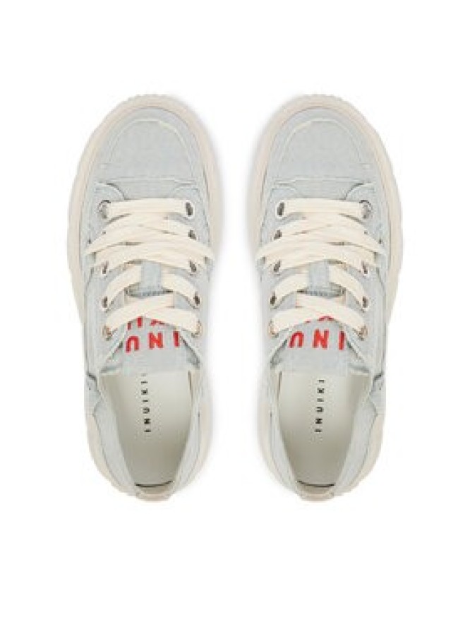 Inuikii Sneakersy Matilda Frayed 1001-001-0181 Niebieski jasny
