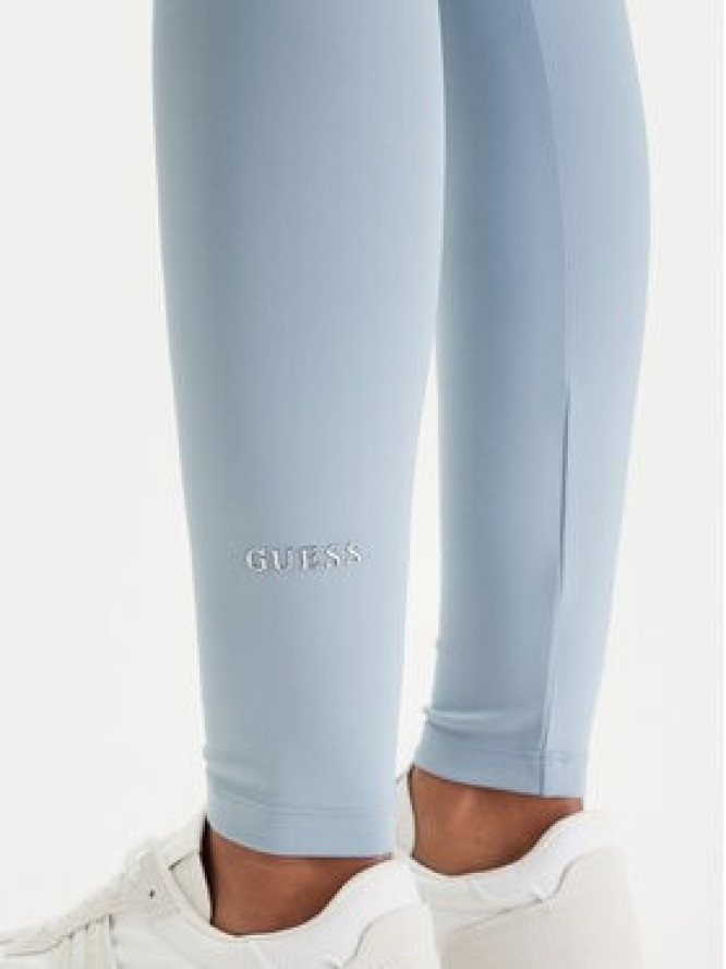 Guess Legginsy V6RB11 KD952 Niebieski Slim Fit