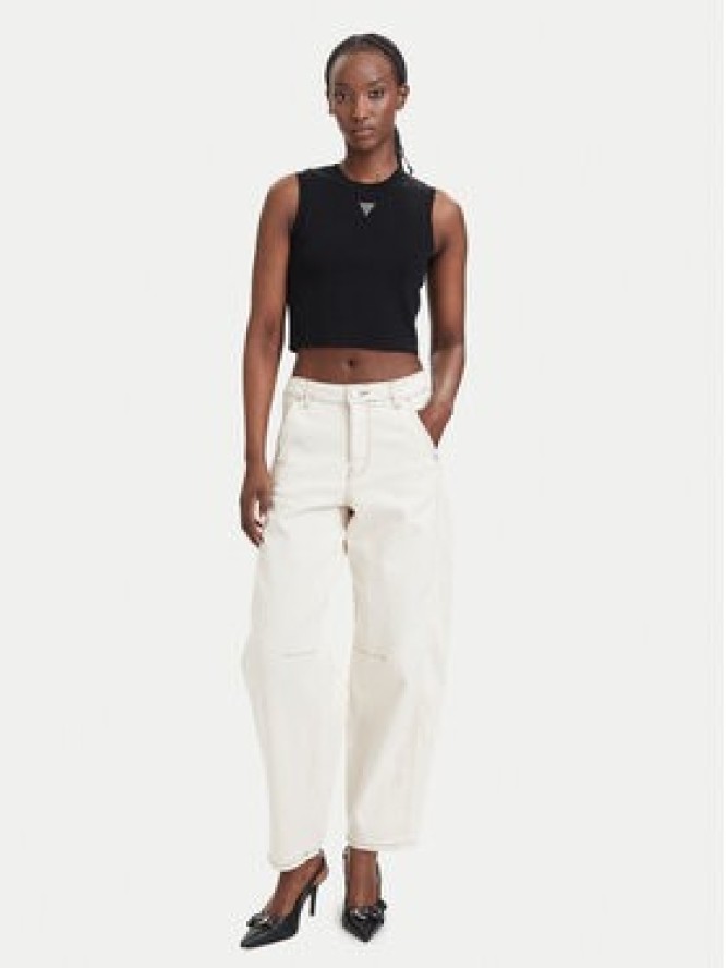 Guess Top W4GZ34 Z3F40 Czarny Slim Fit