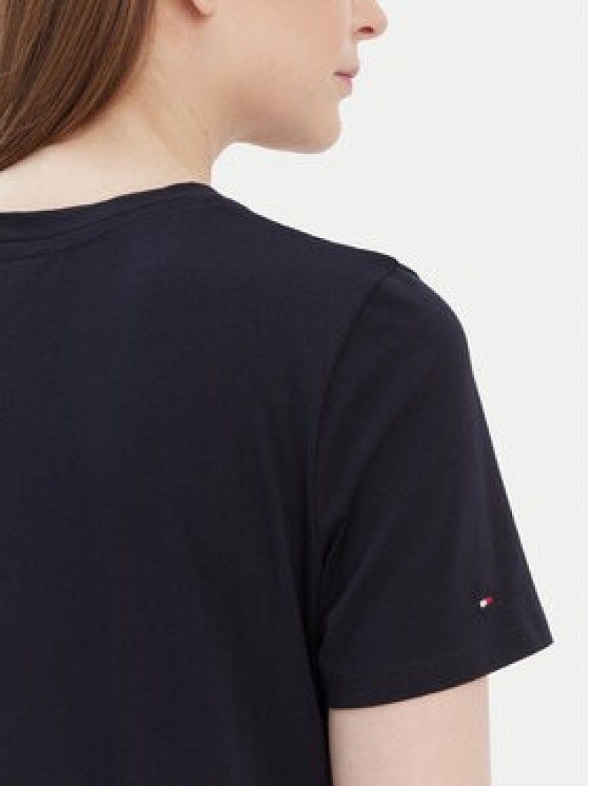 Tommy Hilfiger T-Shirt 1985 WW0WW37877 Granatowy Regular Fit