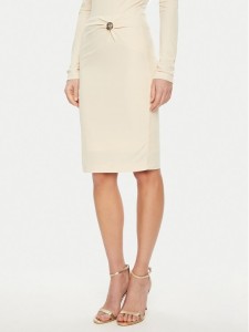 Guess Spódnica midi W5RD53 KAQL2 Beżowy Regular Fit