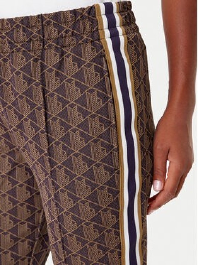 Lacoste Spodnie dresowe XF9313 Brązowy Regular Fit