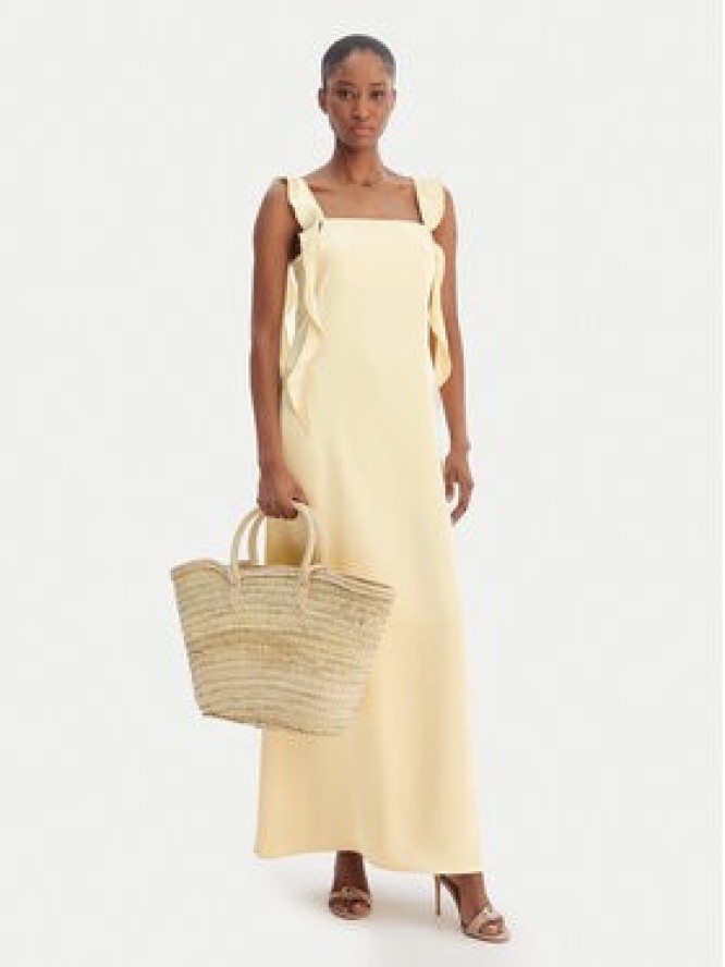 Vero Moda Sukienka koktajlowa Eloisa 10340914 Żółty Slim Fit