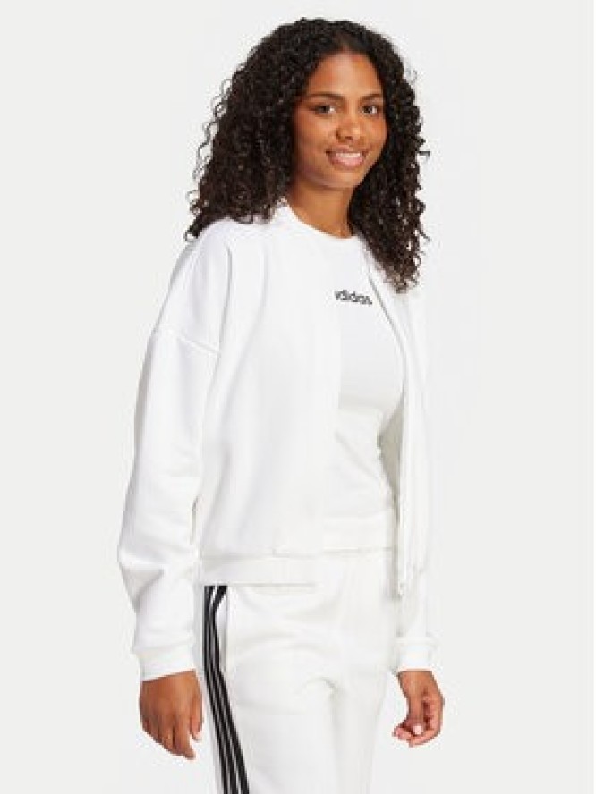 adidas Bluza Essentials Contemporary Logo JD9966 Biały Loose Fit