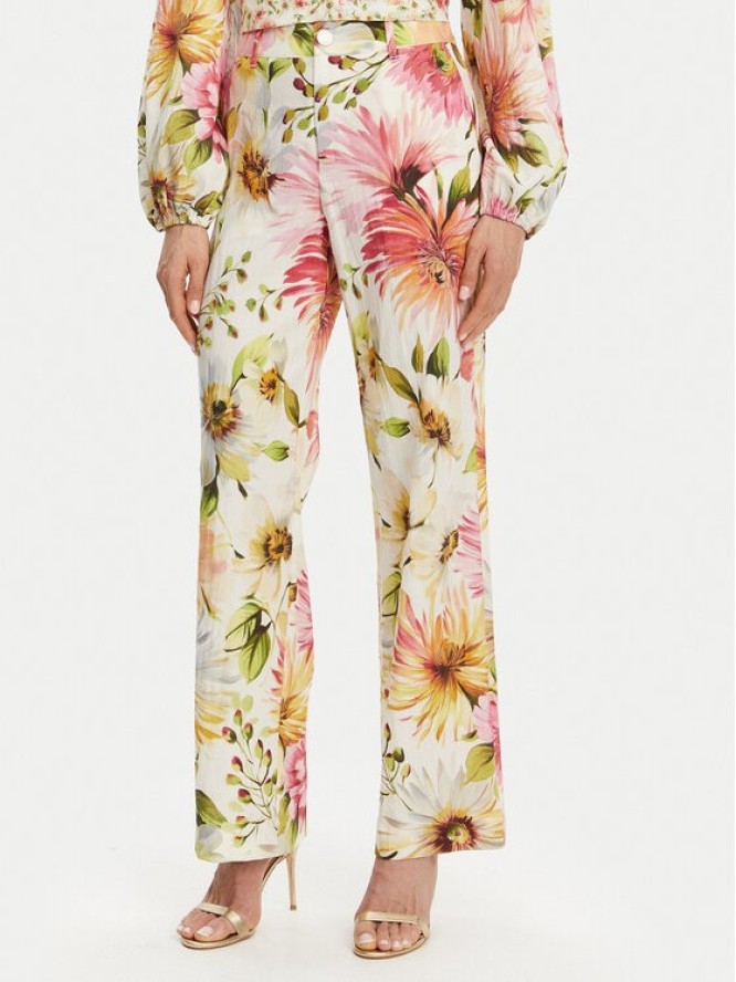 Guess Spodnie materiałowe W5GB46 WG4G0 Kolorowy Regular Fit