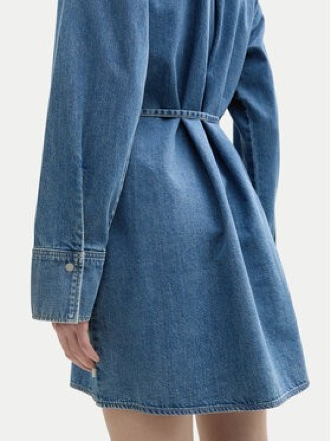 Tom Tailor Denim Sukienka jeansowa 1045461 Niebieski Regular Fit