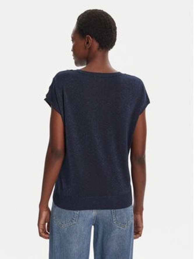 Morgan Bluzka 242-MRING Granatowy Relaxed Fit