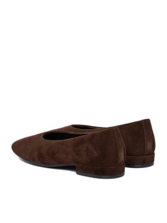 GINO ROSSI Baleriny EO-V2228-101-S Brązowy ciemny