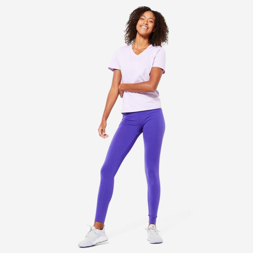 Koszulka z krótkim rękawem damska Domyos Gym & Pilates