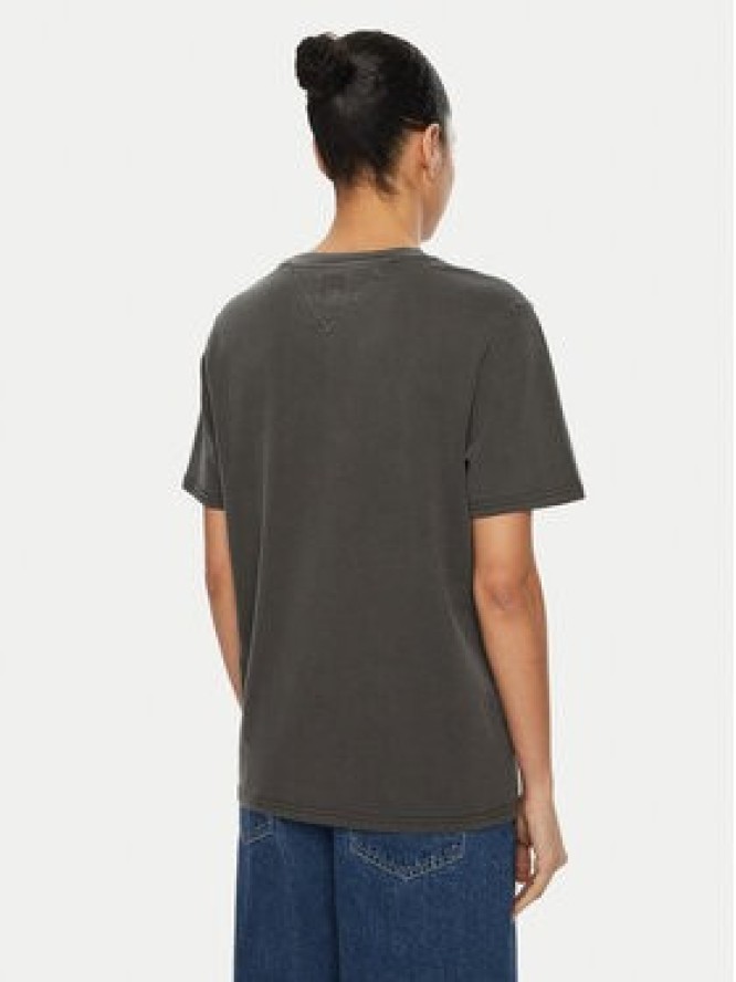 Tommy Jeans T-Shirt Varsity DW0DW19444 Czarny Relaxed Fit