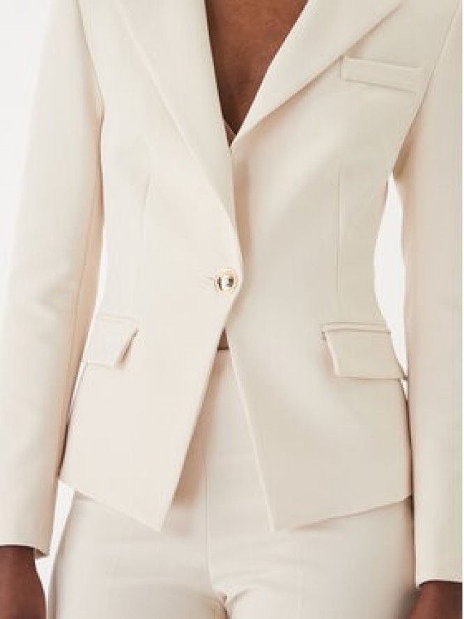 Rinascimento Marynarka CFC0128649003 Beżowy Slim Fit