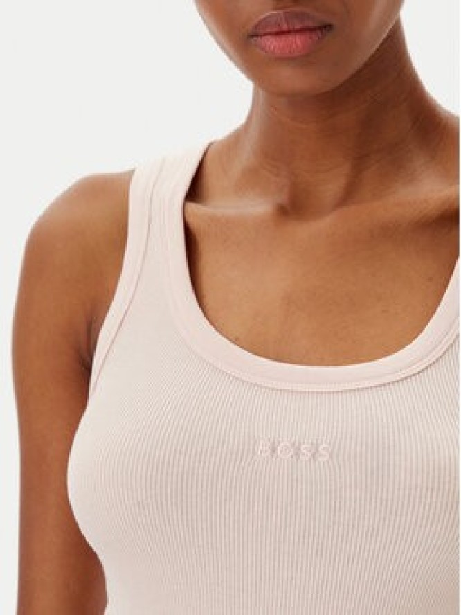 BOSS Top C_Ematite 50504245 Różowy Slim Fit