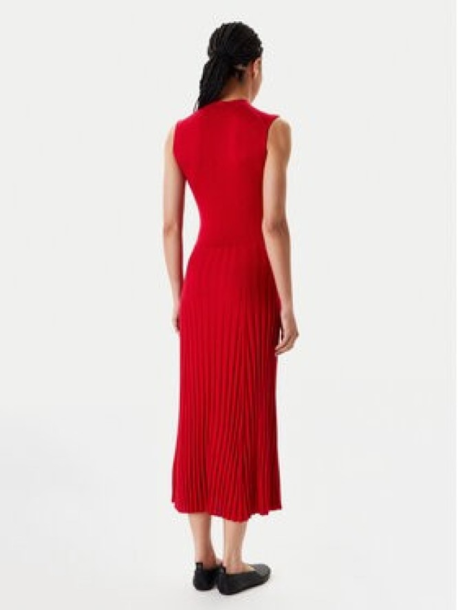 Tommy Hilfiger Sukienka dzianinowa WW0WW45653 Czerwony Slim Fit