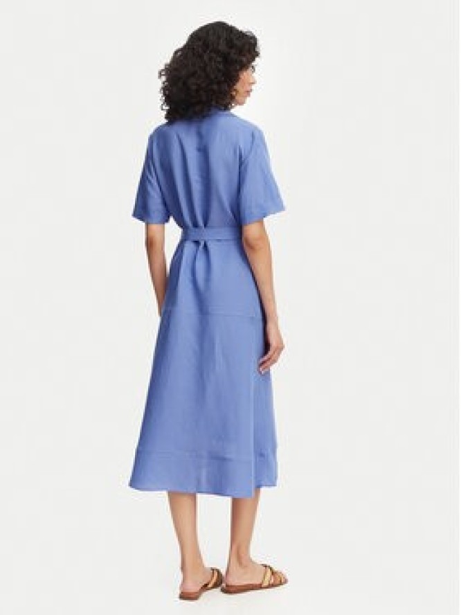 Marella Sukienka koszulowa Detto 2615221082 Niebieski Regular Fit