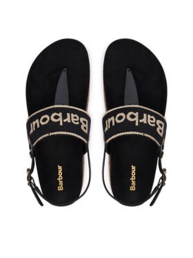 Barbour Sandały Lumley LFO0802BK72 Czarny