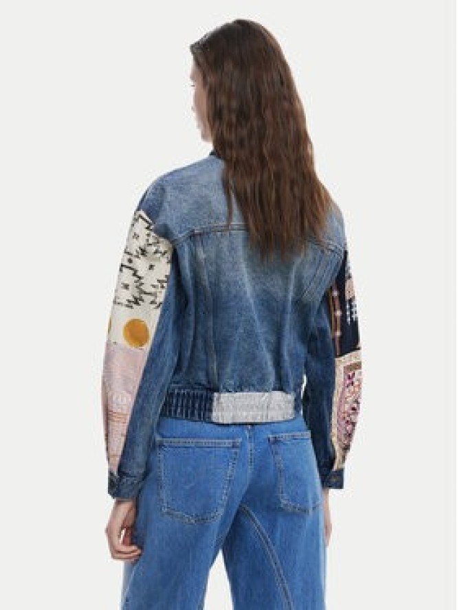 Desigual Kurtka jeansowa Cassid 25SWED59 Niebieski Regular Fit