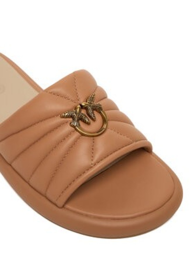 PINKO Klapki Fiona 03 SD0525 P003 Beżowy