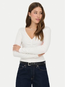 ONLY Bluzka Betty 15365756 Biały Standard Fit