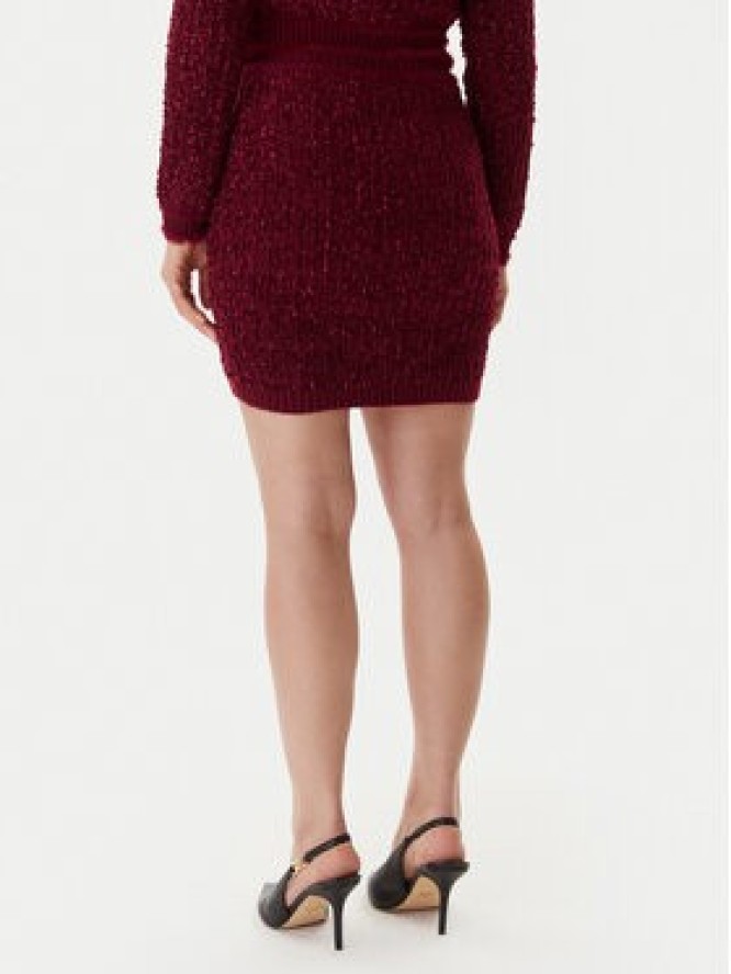 Guess Spódnica ołówkowa W5BD1X Z4090 Czerwony Slim Fit
