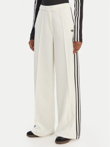 adidas Spodnie materiałowe Sport Tailored KC9089 Biały Wide Leg