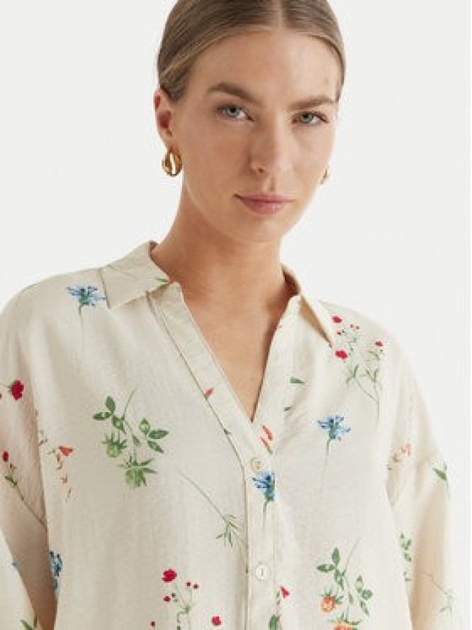 Vero Moda Koszula Josie 10315150 Beżowy Oversize