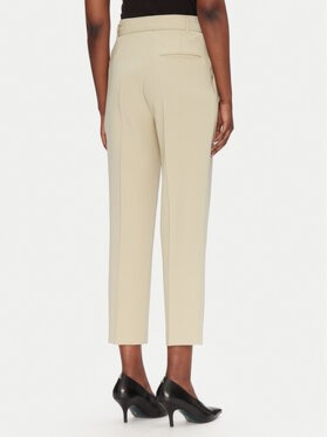 BOSS Spodnie materiałowe Tapiah 50490037 Beżowy Regular Fit