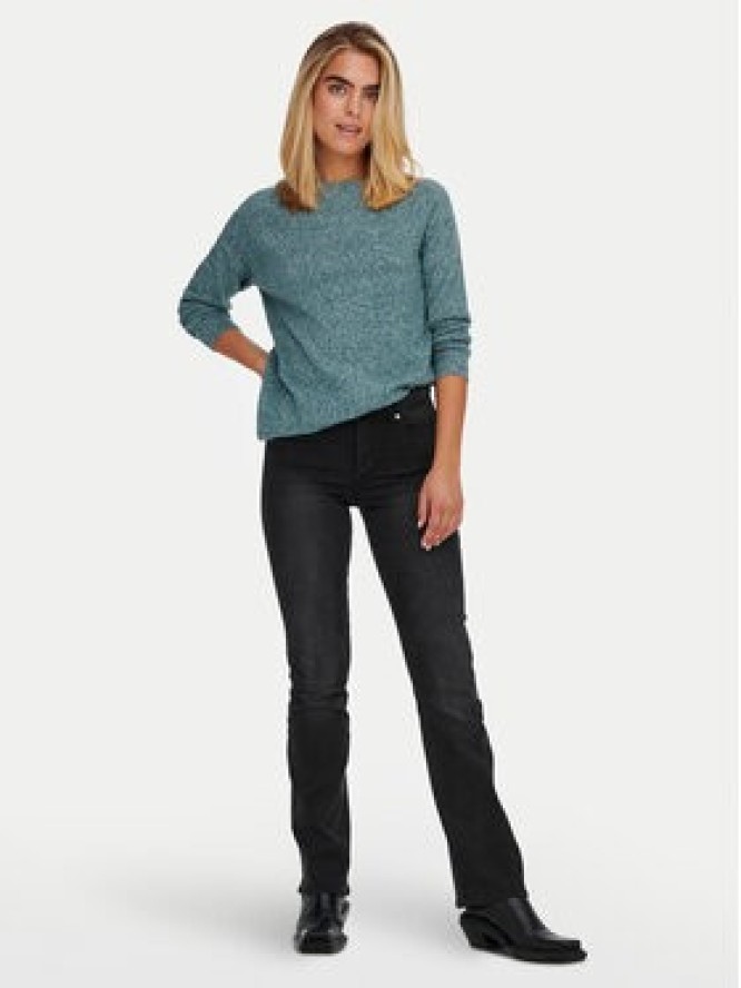 ONLY Sweter Rica 15204279 Zielony Regular Fit