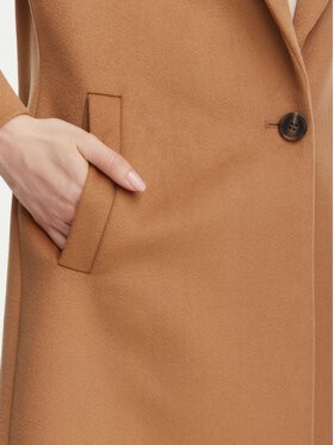 Marella Płaszcz wełniany Pavido 2623016031 Brązowy Loose Fit