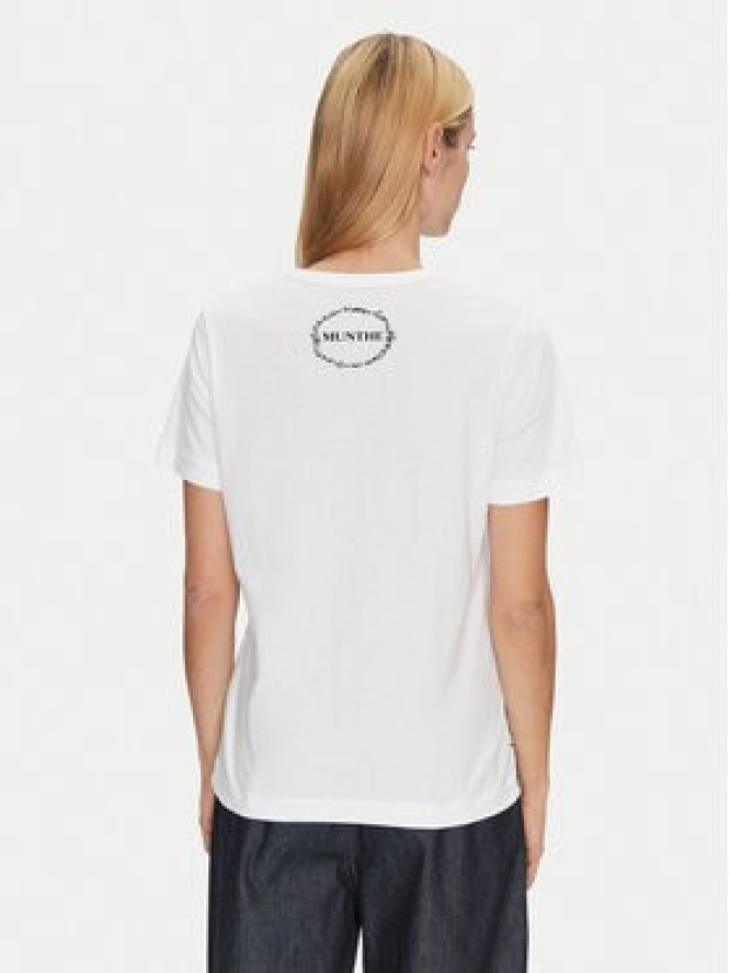 Munthe T-Shirt Fedelio 251110025160 Biały Regular Fit