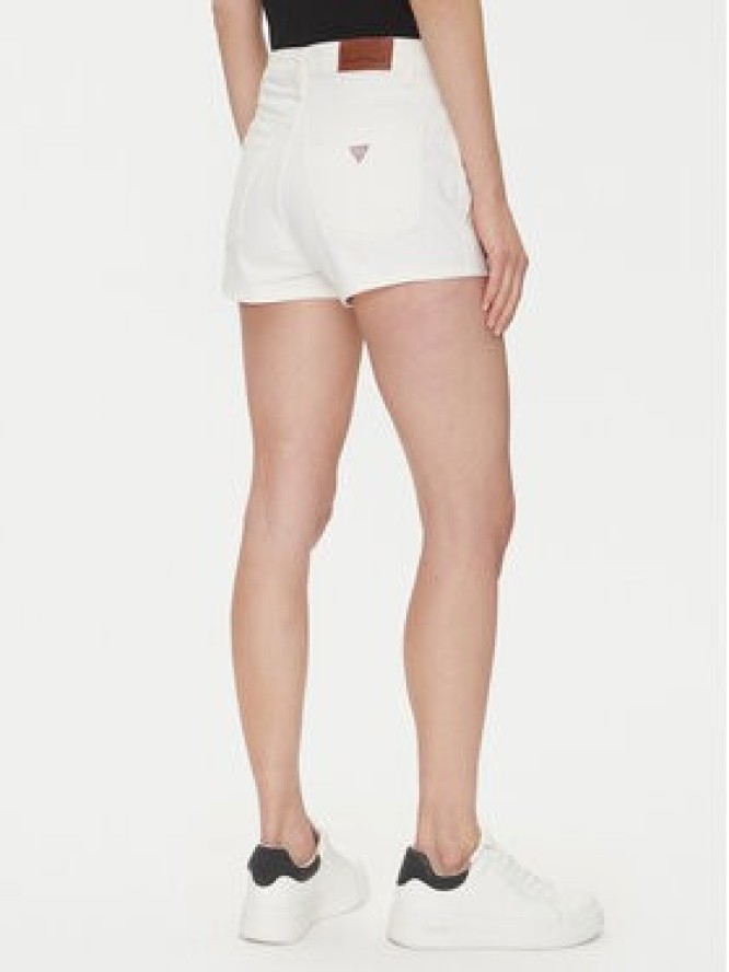 Guess Jeans Szorty jeansowe W5GD0Y D5M62 Biały Regular Fit