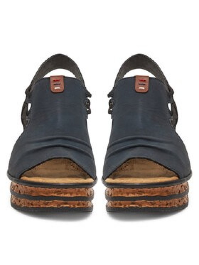 Rieker Sandały CEO-68175-14 Granatowy