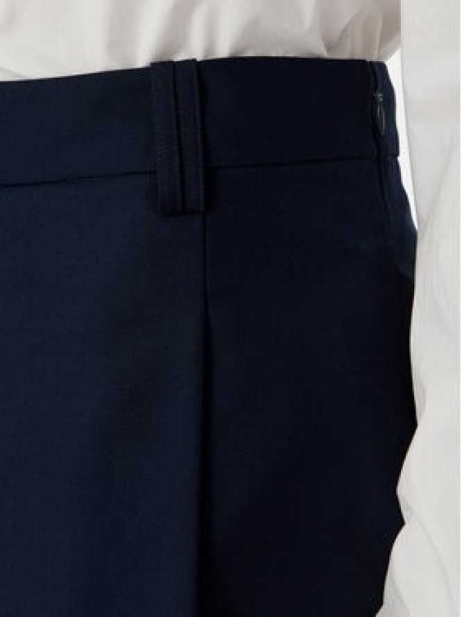 Tommy Jeans Spódnica trapezowa Varsity Pleated DW0DW22758 Granatowy Regular Fit
