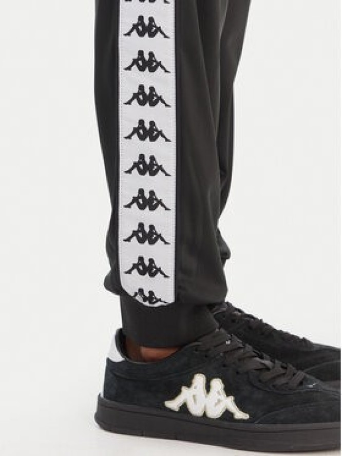 Kappa Spodnie dresowe Banda Wrastoria 303R5K0 Czarny Slim Fit