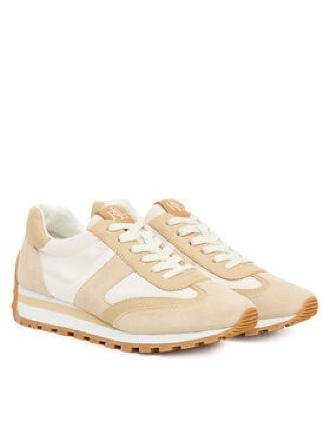 LAUREN RALPH LAUREN Sneakersy 802951384010 Beżowy