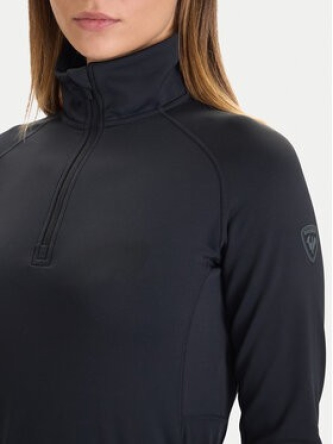 Rossignol Bluza techniczna Mid Layer Stretch Half-Zip RLOWL17 Czarny