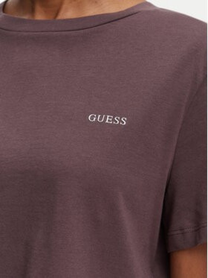 Guess T-Shirt V6GI17 K2984 Brązowy Regular Fit