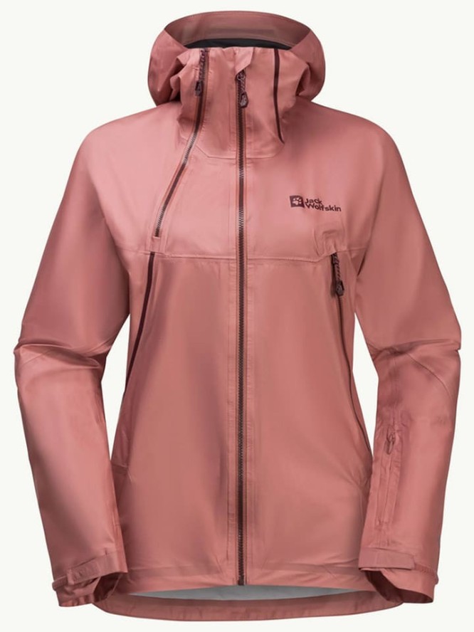 Jack Wolfskin Kurtka narciarska "Alpspitze Air" w kolorze jasnoróżowym rozmiar: XL