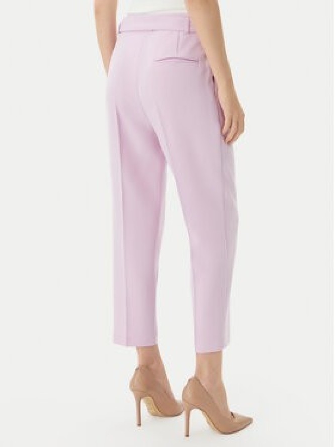 BOSS Spodnie materiałowe Tapiah 50490037 Fioletowy Regular Fit