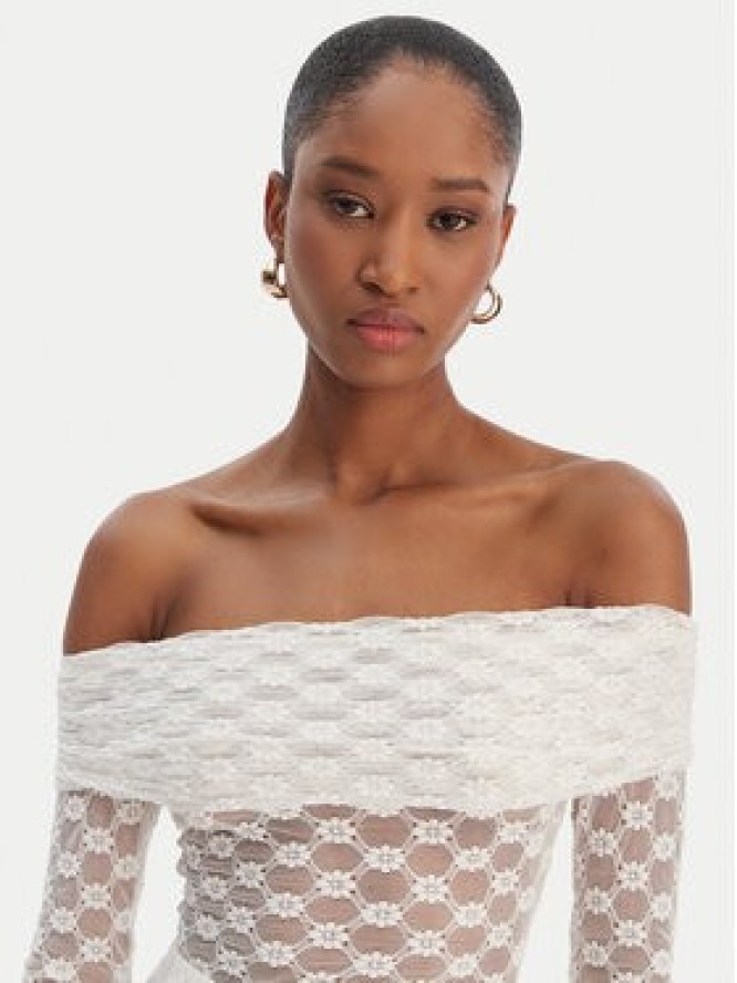 Bardot Bluzka 59742TB Biały Regular Fit