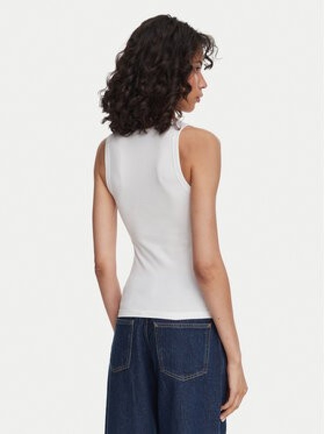 HUGO Top Damatank 50572293 Biały Extra Slim Fit