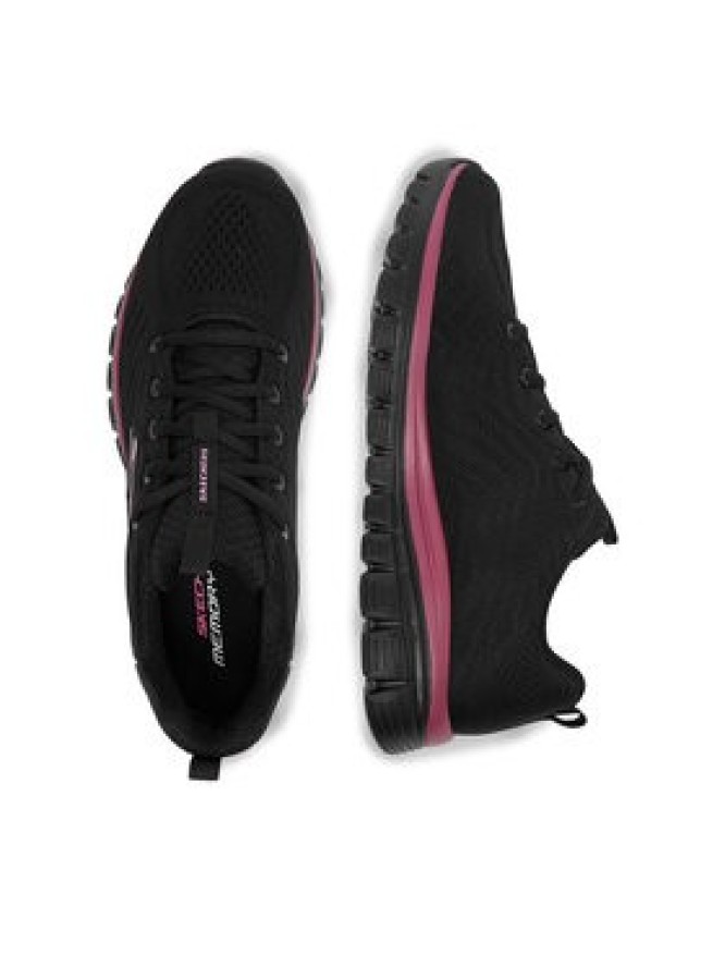 Skechers Sneakersy C-GRACEFUL 12615 BKMV Czarny