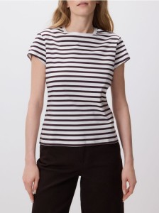 T-shirt z domieszką jedwabiu - wielobarwny