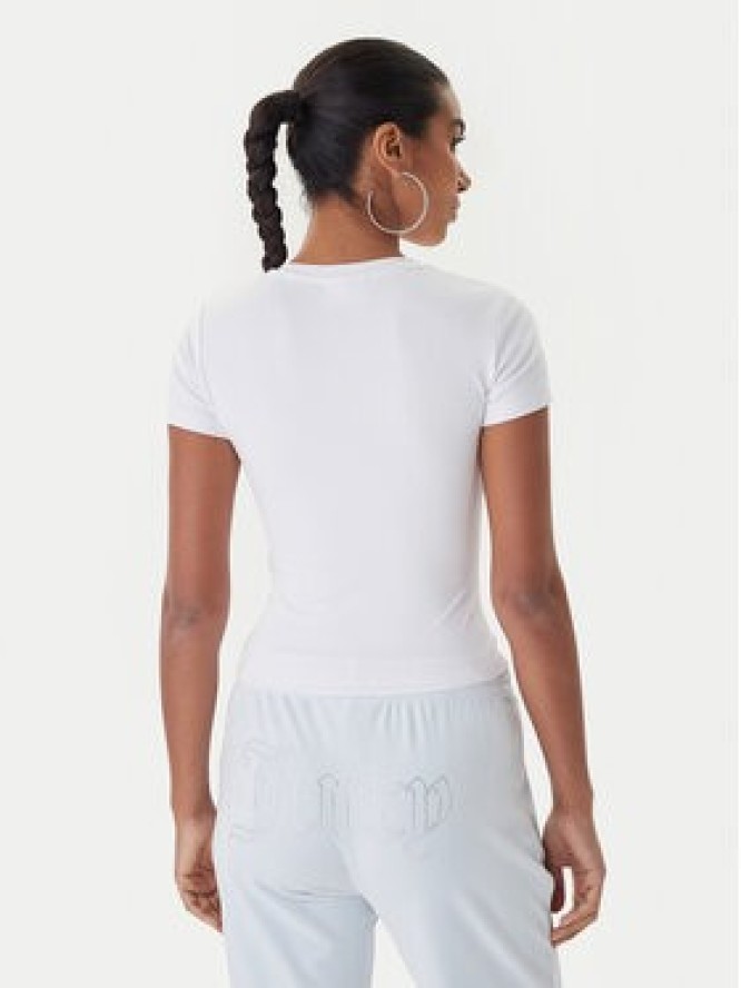 Juicy Couture T-Shirt Esme JCWCT225323 Biały Slim Fit