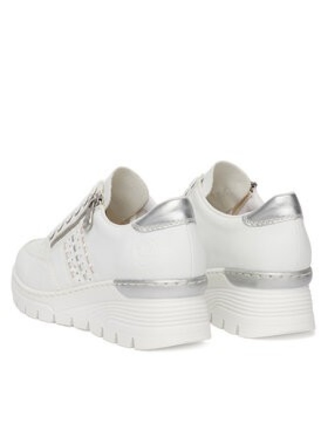 Rieker Sneakersy N8321-80 Biały