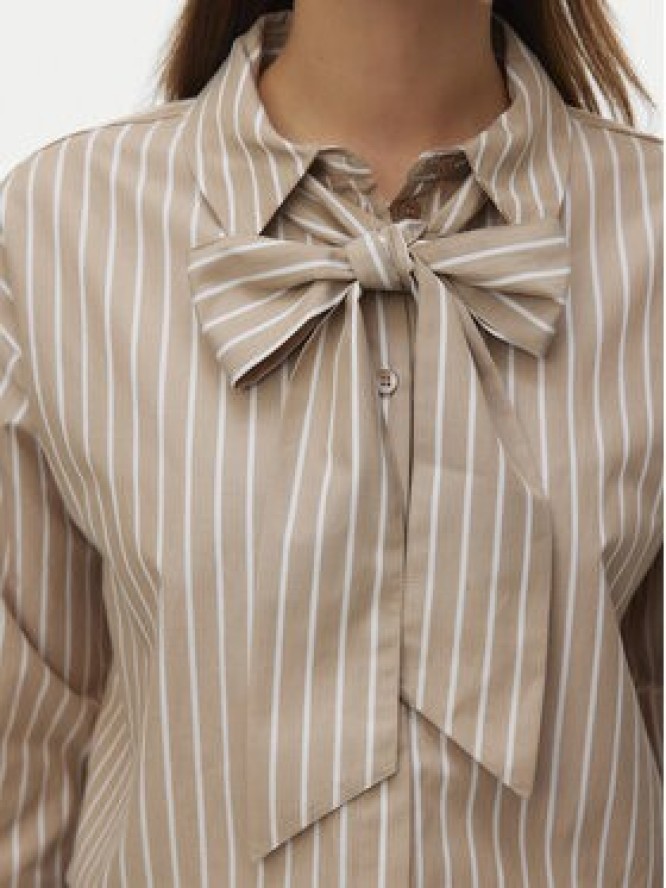 Vero Moda Koszula Islunn 10342449 Beżowy Regular Fit