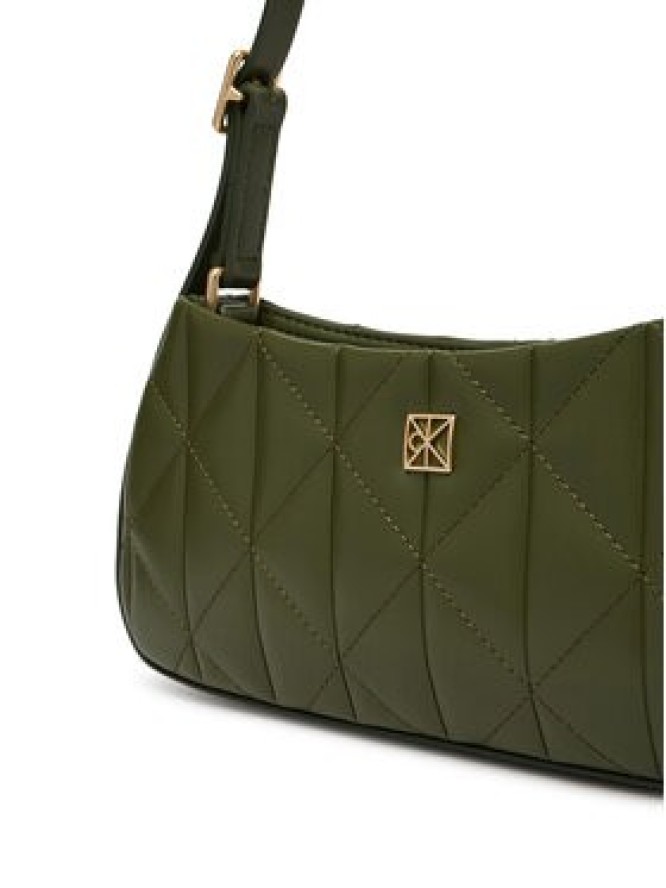 Calvin Klein Torebka Quilted Small Shoulder Bag LV04F3327G Zielony