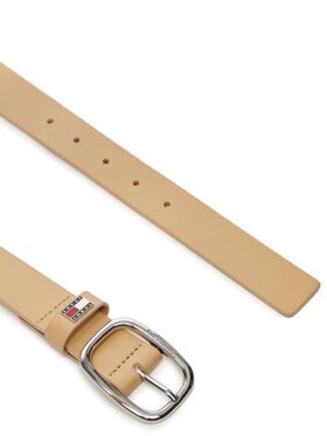 Tommy Jeans Pasek Damski Tjw Oval 3.0 AW0AW15836 Écru