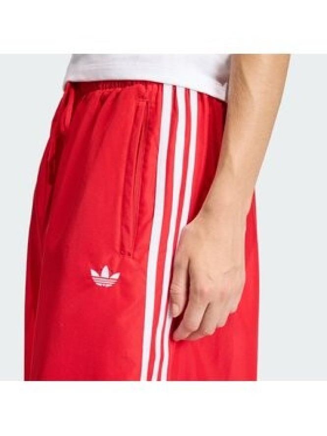 adidas Spodnie dresowe Firebird Adilenium KD6299 Czerwony Regular Fit