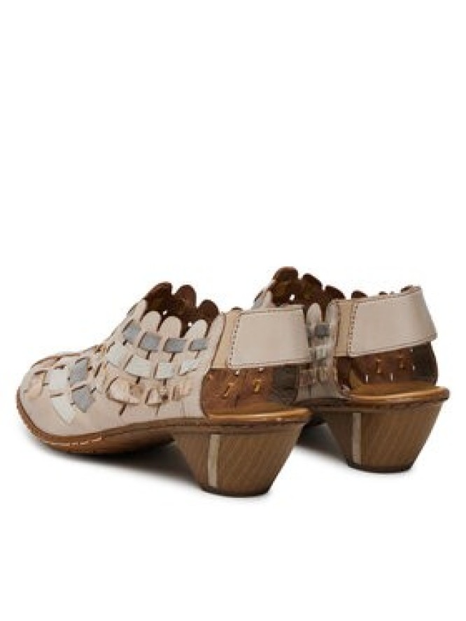 Rieker Sandały 46778-64 Beżowy