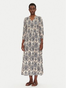 Fransa Sukienka letnia 20613512 Beżowy Regular Fit